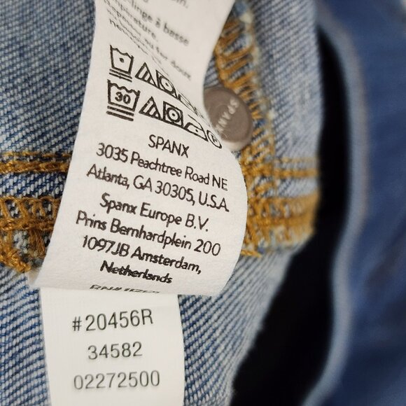 Spanx Jeans Womens XL Blue Bootcut Flare Denim (34x29) 20456R - Picture 10 of 10